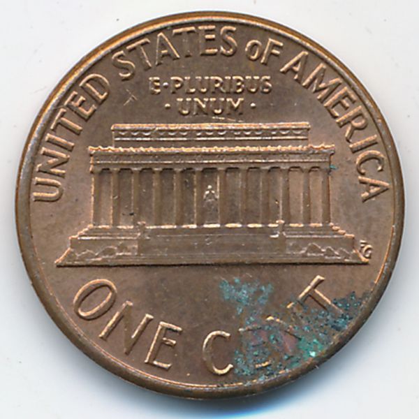 США, 1 цент (1975 г.)