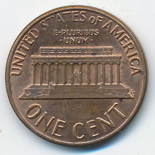 США, 1 цент (1975 г.)
