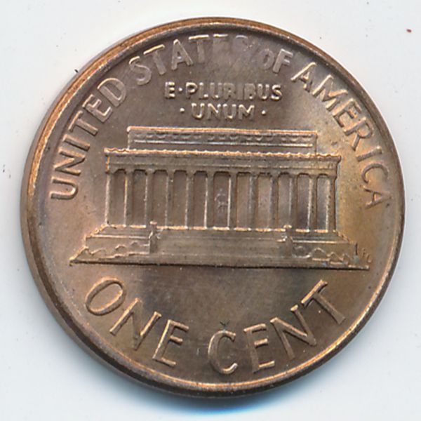США, 1 цент (1986 г.)