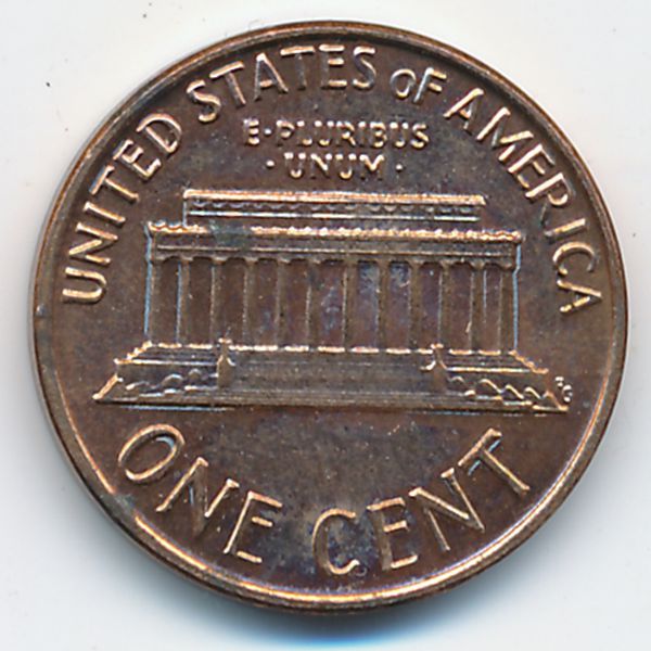 США, 1 цент (1986 г.)