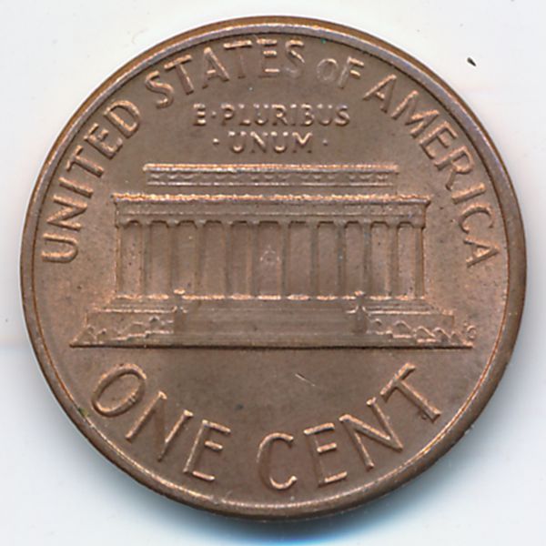 США, 1 цент (1986 г.)