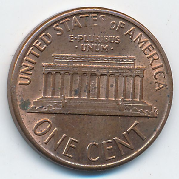 США, 1 цент (1987 г.)