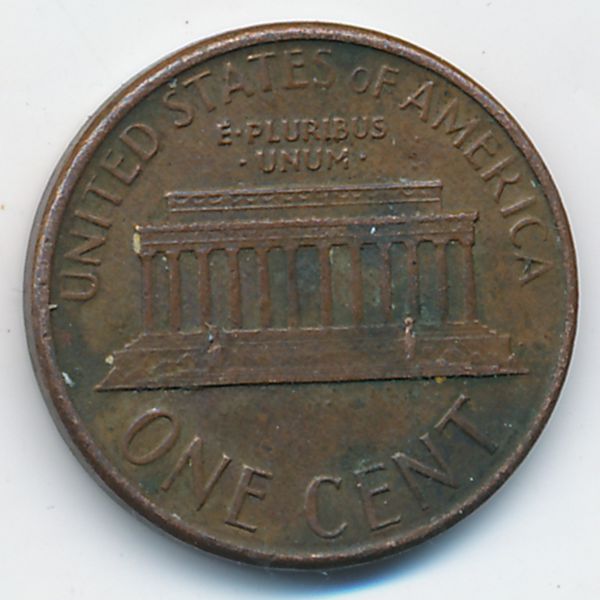 США, 1 цент (1987 г.)