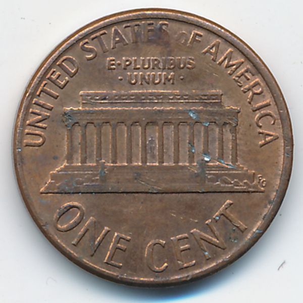 США, 1 цент (1988 г.)