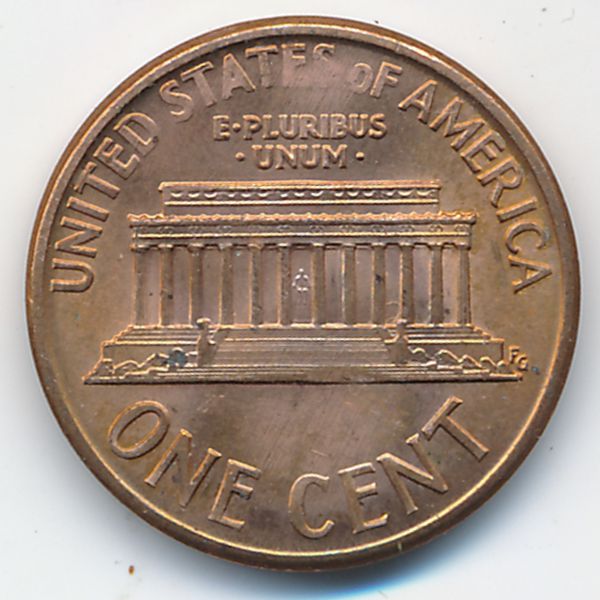 США, 1 цент (1989 г.)