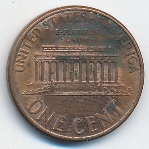 США, 1 цент (1996 г.)