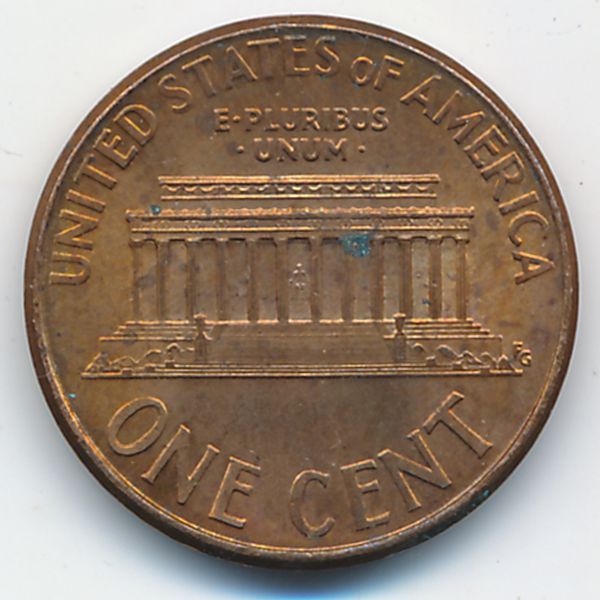 США, 1 цент (2001 г.)
