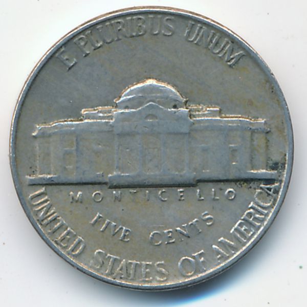 США, 5 центов (1962 г.)