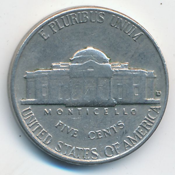 США, 5 центов (1962 г.)