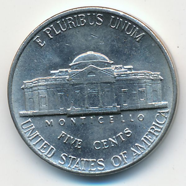 США, 5 центов (1990 г.)