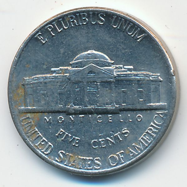 США, 5 центов (1991 г.)