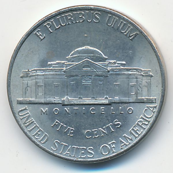 США, 5 центов (2001 г.)