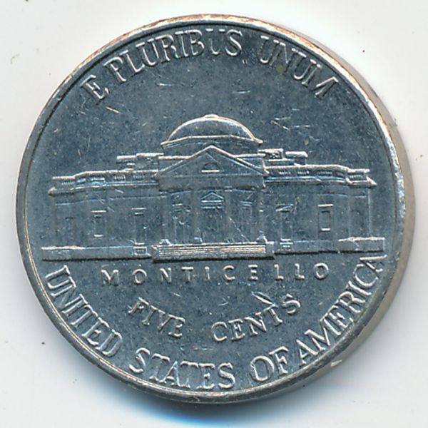 США, 5 центов (2001 г.)
