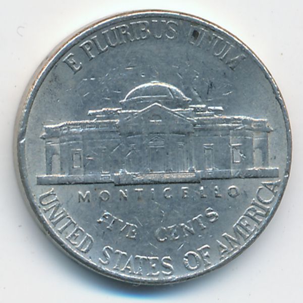 США, 5 центов (2002 г.)