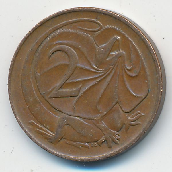 Австралия, 2 цента (1966 г.)