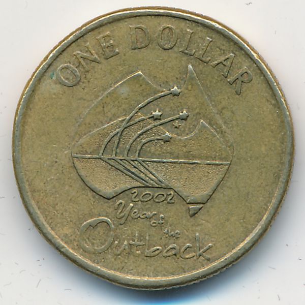 Австралия, 1 доллар (2002 г.)