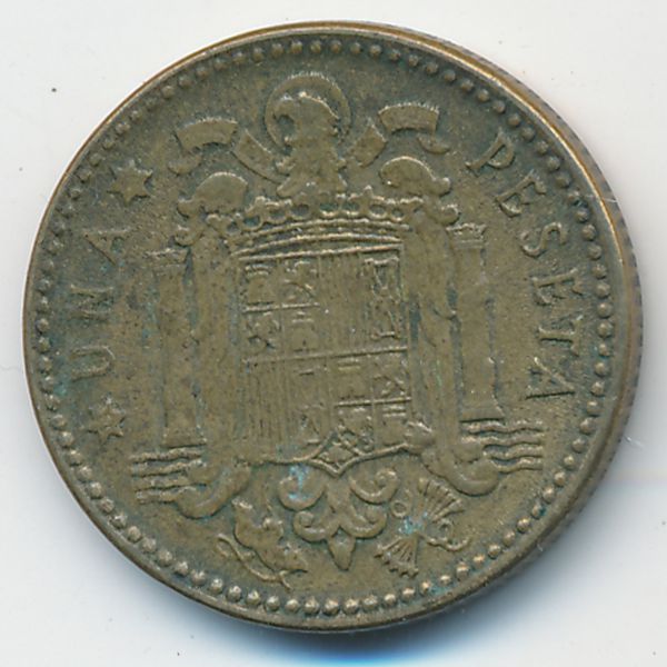 Испания, 1 песета (1953 г.)