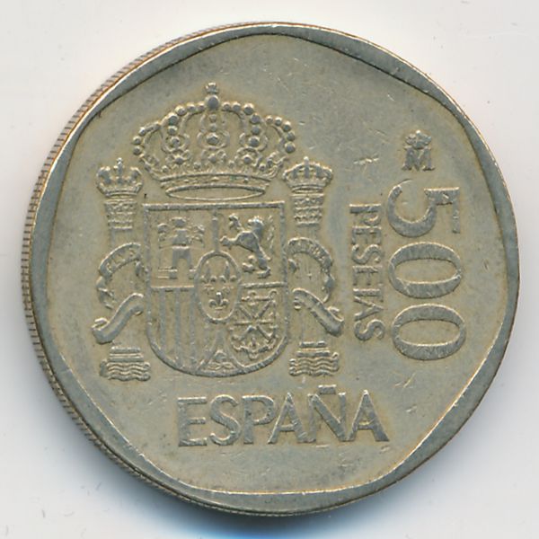 Испания, 500 песет (1989 г.)