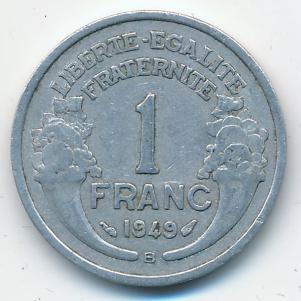 Франция, 1 франк (1949 г.)