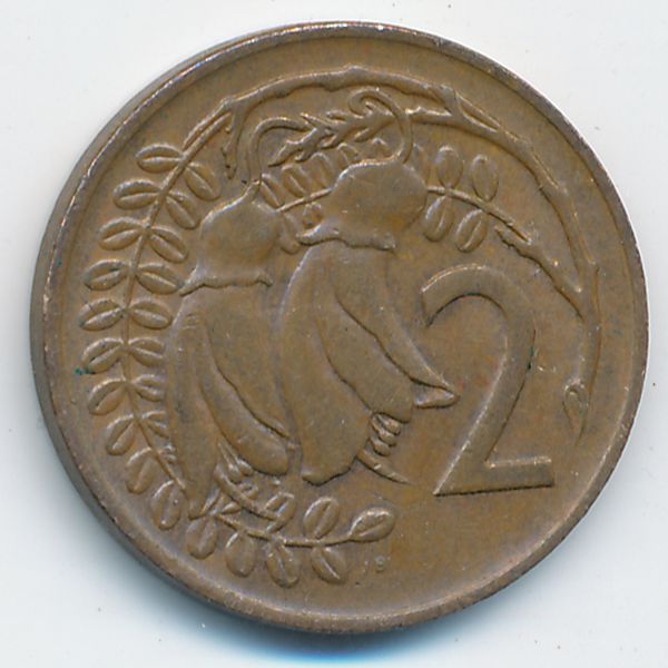 Новая Зеландия, 2 цента (1973 г.)