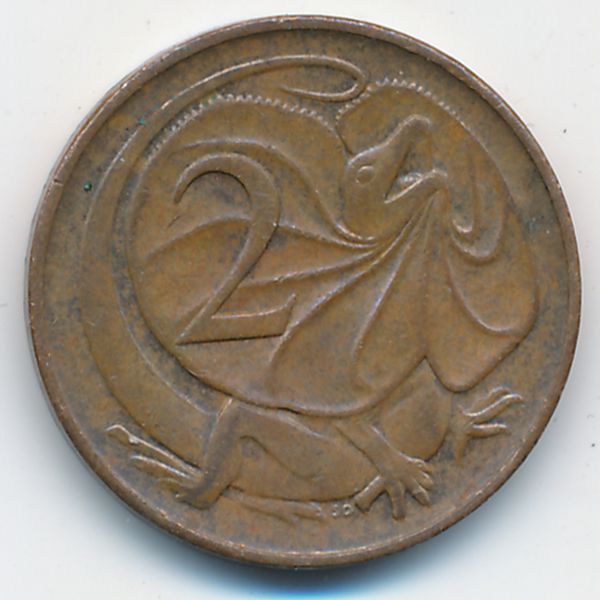 Новая Зеландия, 2 цента (1975 г.)