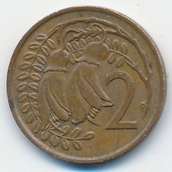 Новая Зеландия, 2 цента (1976 г.)