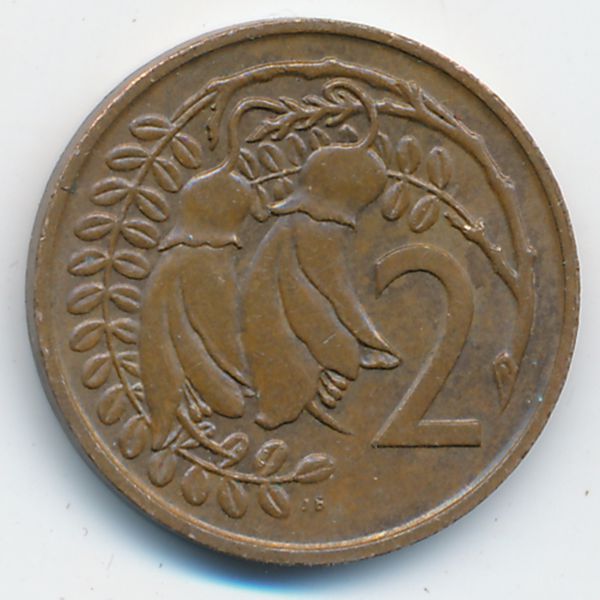 Новая Зеландия, 2 цента (1977 г.)