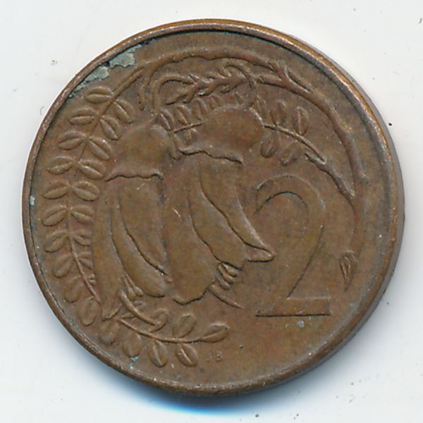 Новая Зеландия, 2 цента (1981 г.)
