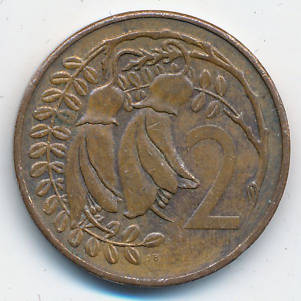 Новая Зеландия, 2 цента (1983 г.)