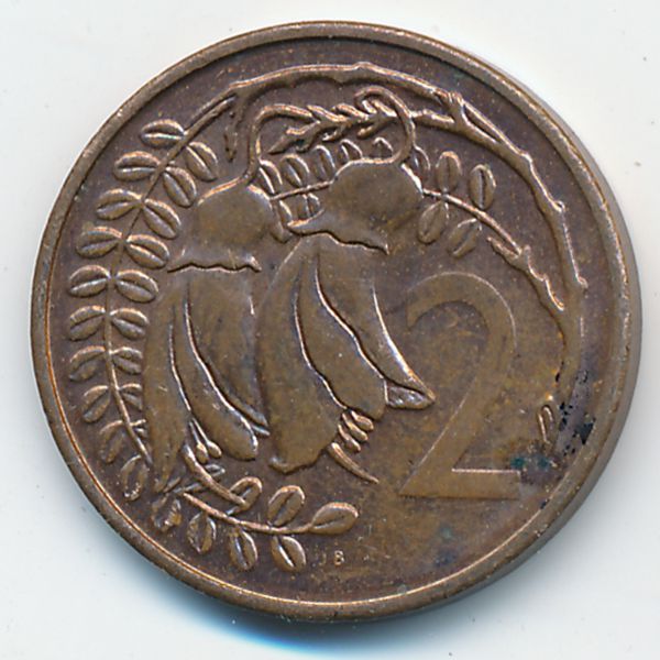 Новая Зеландия, 2 цента (1985 г.)