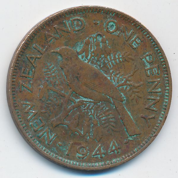 Новая Зеландия, 1 пенни (1944 г.)