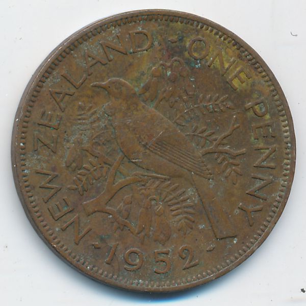 Новая Зеландия, 1 пенни (1952 г.)