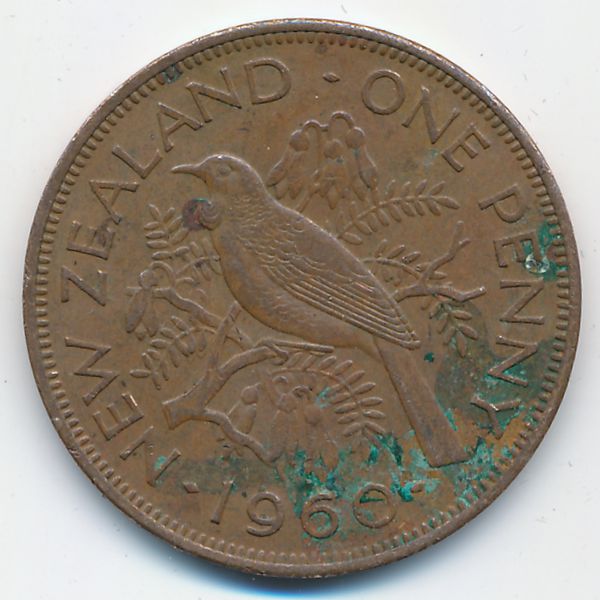 Новая Зеландия, 1 пенни (1960 г.)