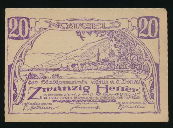 Нотгельды Австрии, 20 геллеров (1920 г.)