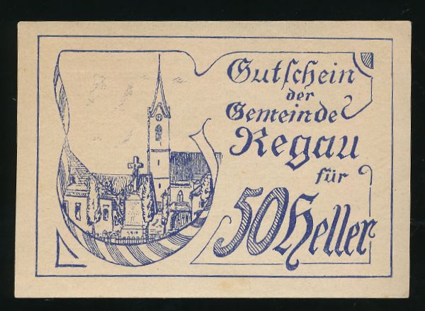 Нотгельды Австрии, 50 геллеров (1920 г.)