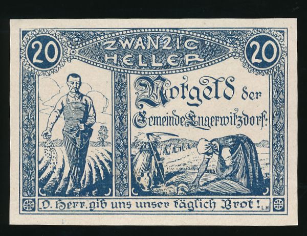Нотгельды Австрии, 20 геллеров (1920 г.)