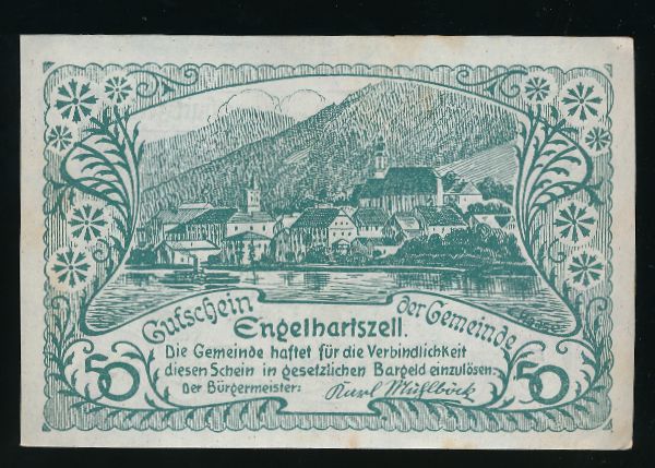 Нотгельды Австрии, 50 геллеров (1920 г.)