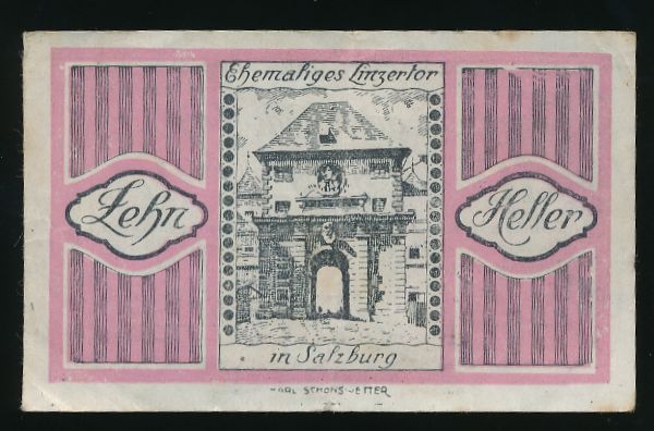 Нотгельды Австрии, 10 геллеров (1920 г.)