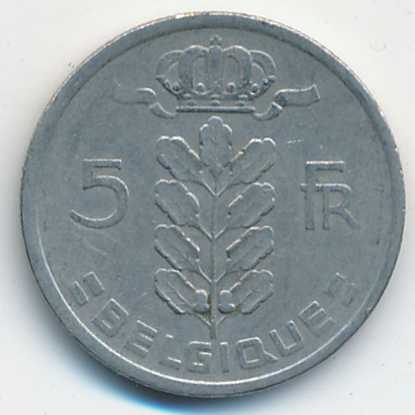 Бельгия, 5 франков (1949 г.)