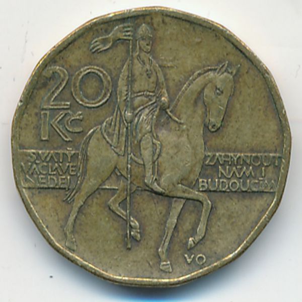 Чехия, 20 крон (1999 г.)