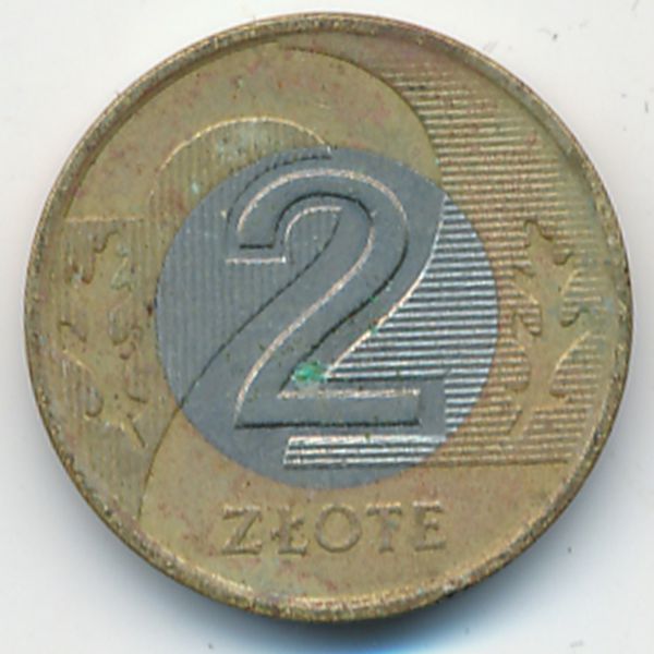 Польша, 2 злотых (1994 г.)