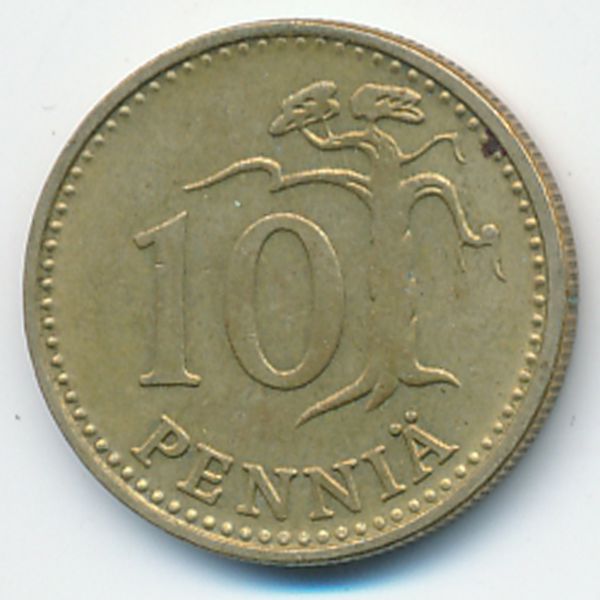Финляндия, 10 пенни (1963 г.)