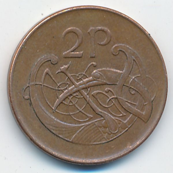 Ирландия, 2 пенса (1990 г.)