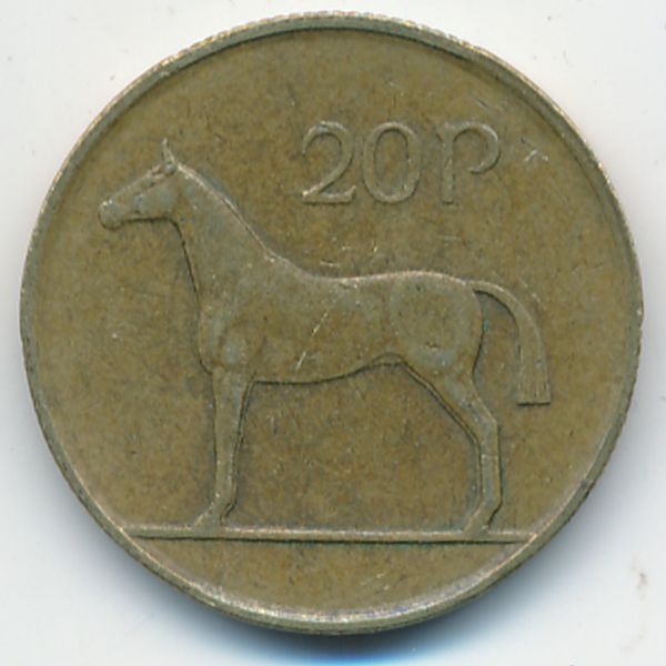 Ирландия, 20 пенсов (1986 г.)