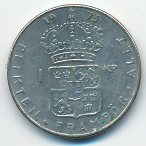 Швеция, 1 крона (1973 г.)