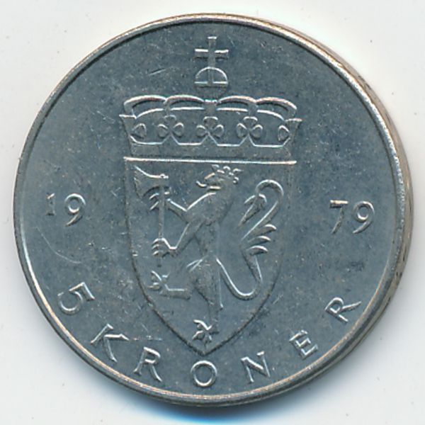 Норвегия, 5 крон (1979 г.)