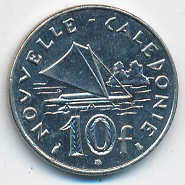 Новая Каледония, 10 франков (1999 г.)