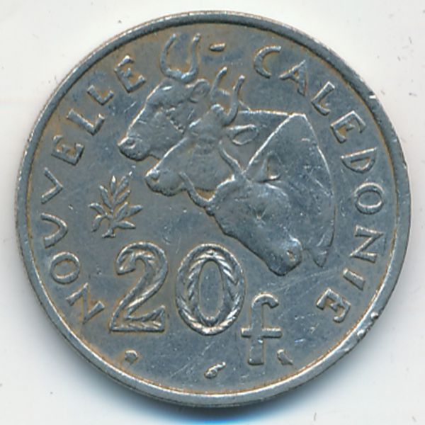 Новая Каледония, 20 франков (1972 г.)