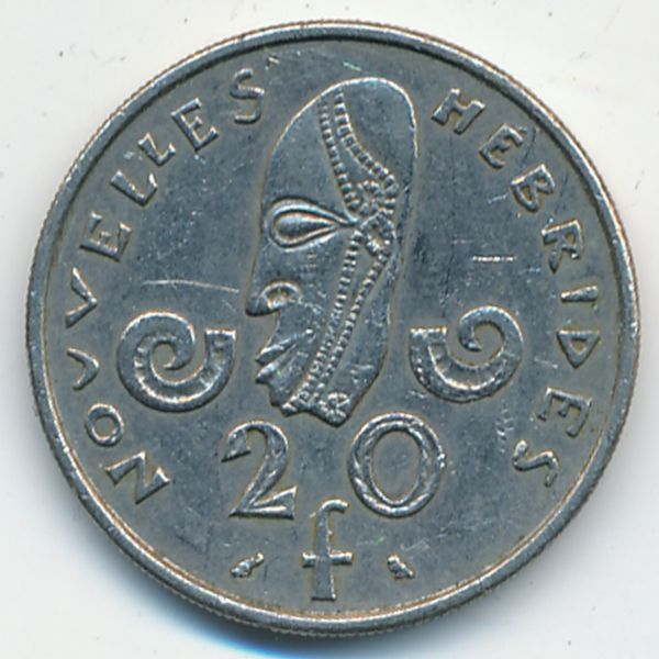 Новые Гебриды, 20 франков (1970 г.)