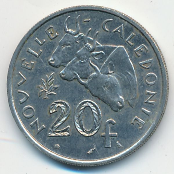 Новая Каледония, 20 франков (1972 г.)